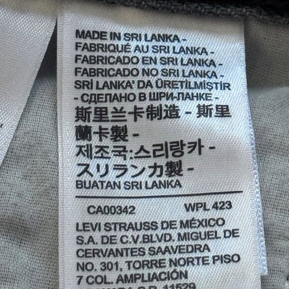 Levis Low Pro Straight Jeans Gray Size 29 Grey Denim Pants Vintage Distressed - Picture 14 of 14